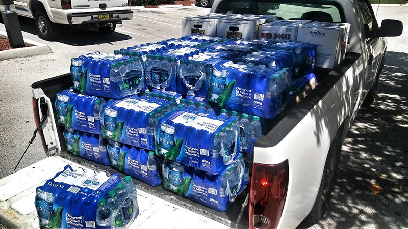 Staging Resources for Post-Hurricane Recovery Efforts Staging Resources for Post-Hurricane Recovery Efforts