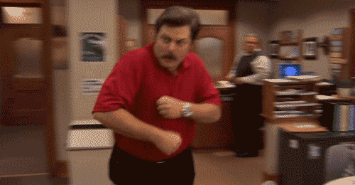 Ron Swanson Celebrates! Ron Swanson Celebrates!