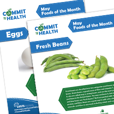 Foods of the Month Poster May Foods of the Month Poster May