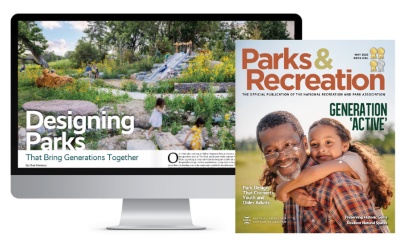 Parks & Recreation Magazine Covers