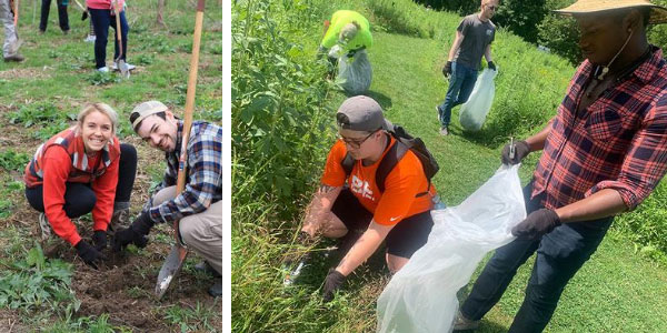 Volunteers at Whetstone Prairie. Photos courtesy of Columbus Recreation and Parks Department. Volunteers at Whetstone Prairie. Photos courtesy of Columbus Recreation and Parks Department.