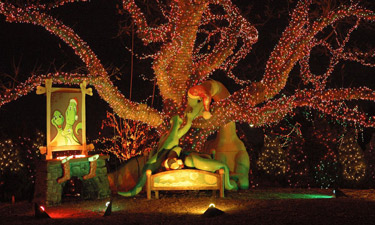 The Trail of Lights in Austin's Zilker Park goes beyond the traditional holiday displays. The Trail of Lights in Austin's Zilker Park goes beyond the traditional holiday displays.