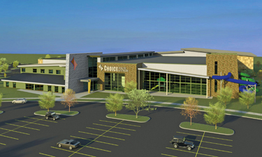 The new wellness center in Grand Forks, North Dakota, played a significant role in the rebuilding of the town following a devastating flood. The new wellness center in Grand Forks, North Dakota, played a significant role in the rebuilding of the town following a devastating flood.
