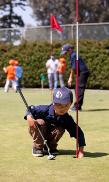 Kids in Pico Rivera's golf program learn character development and other life lessons through play. Kids in Pico Rivera's golf program learn character development and other life lessons through play.