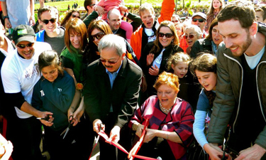 Mayor Edwin M. Lee cuts the ribbon at the opening of the Helen Diller playground at Mission Dolores Park in March. Mayor Edwin M. Lee cuts the ribbon at the opening of the Helen Diller playground at Mission Dolores Park in March.