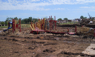 Veterans Memorial Park in Moore, Oklahoma, sustained EF4 damage during last month's tornado. Veterans Memorial Park in Moore, Oklahoma, sustained EF4 damage during last month's tornado.