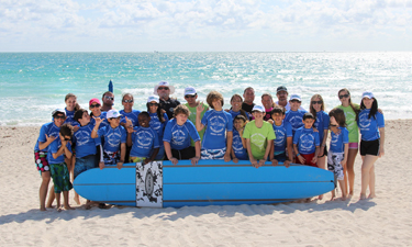 Kids with autism take advantage of an intriguing surfing camp in Miami Beach. Kids with autism take advantage of an intriguing surfing camp in Miami Beach.