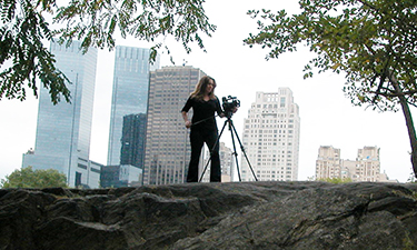 Adrian Sas, a staff producer for New York City Parks and Recreation, films content for a regular broadcast series on covering interesting highlights from NYC parks. Adrian Sas, a staff producer for New York City Parks and Recreation, films content for a regular broadcast series on covering interesting highlights from NYC parks.