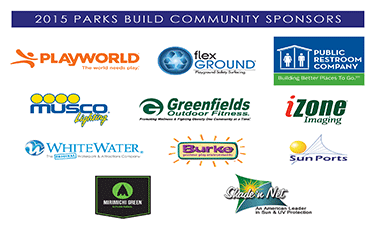 The 2015 Parks Build Community sponsors. The 2015 Parks Build Community sponsors.