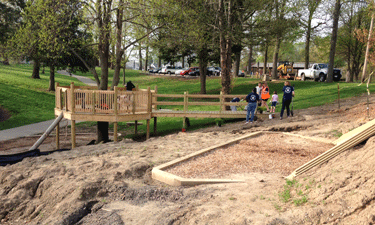 Belleville, Illinois, unveiled a new nature-themed playground made possible through a grant from the American Water Charitable Foundation. Belleville, Illinois, unveiled a new nature-themed playground made possible through a grant from the American Water Charitable Foundation.