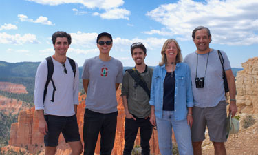 Robert Garcia (far right), his wife and sons at Bryce Canyon National Park, Utah, in 2014. Robert Garcia (far right), his wife and sons at Bryce Canyon National Park, Utah, in 2014.