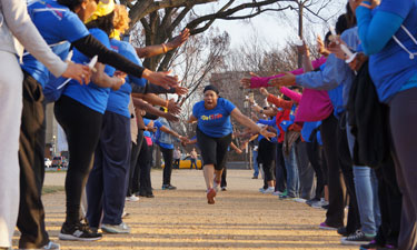 GirlTrek, an African-American walking group for women, boasts 60,000 members who take to their local parks and walking trails each day, taking steps toward healthier lives.  GirlTrek, an African-American walking group for women, boasts 60,000 members who take to their local parks and walking trails each day, taking steps toward healthier lives.