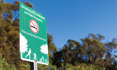 Although communities and agencies of all sizes are confronting the issue of smoking and tobacco use in park venues, a standard policy or practice does not yet exist. Although communities and agencies of all sizes are confronting the issue of smoking and tobacco use in park venues, a standard policy or practice does not yet exist.