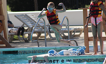 Before jumping into pool season, parents, caregivers and kids should familiarize themselves with basic safety tips.  Before jumping into pool season, parents, caregivers and kids should familiarize themselves with basic safety tips.
